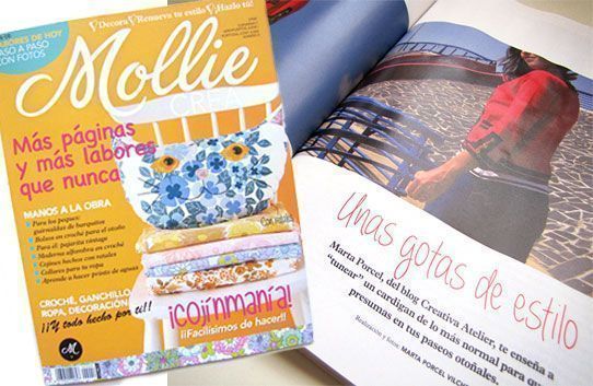 colaboración con la revista Mollie Crea