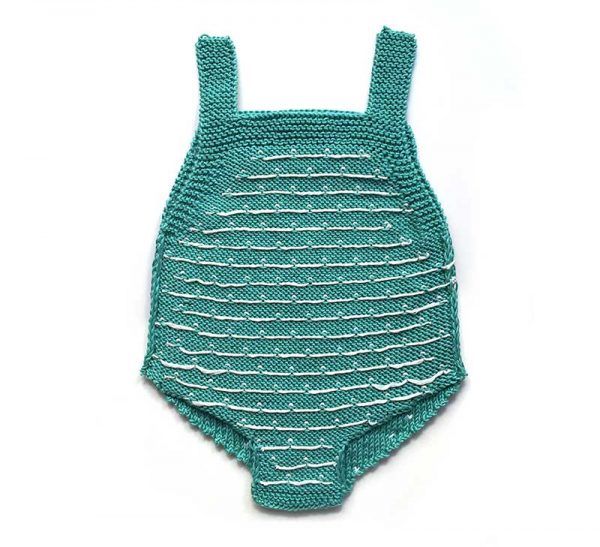 How to make a knitted baby romper - Knitting pattern tutorial