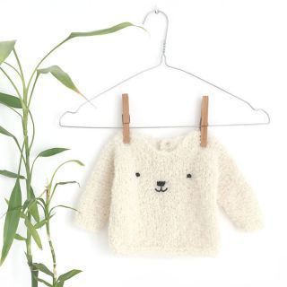 Knitted Teddy Bear Sweater - Baby Knits - [ EASY Pattern & Tutorial ]