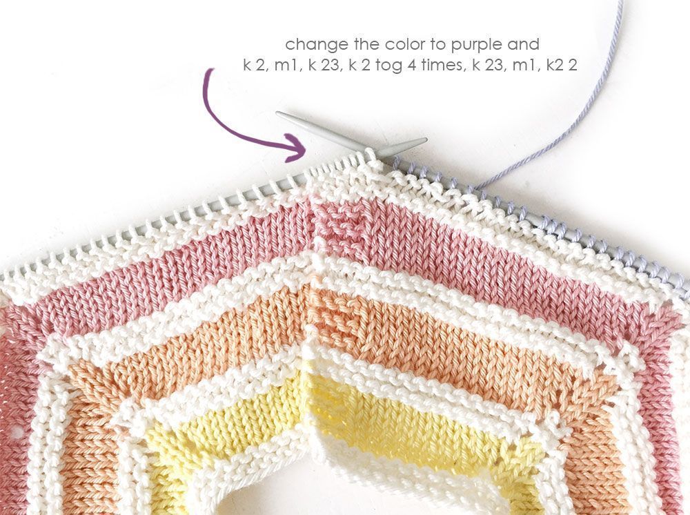 Knitted Rainbow Romper DIY Free Pattern & Tutorial