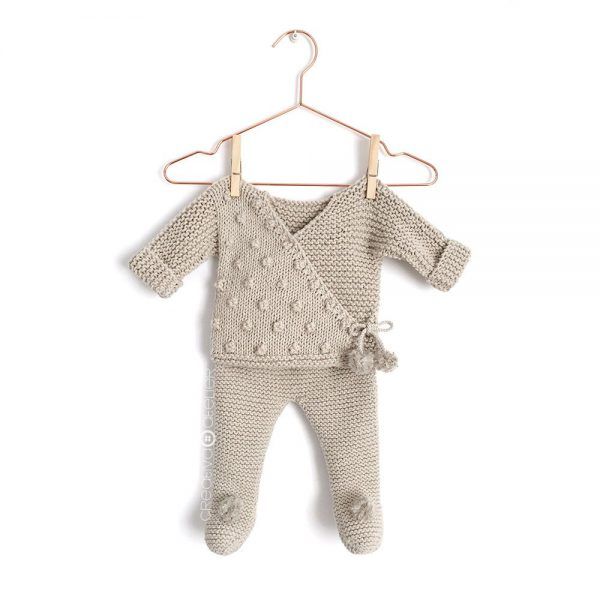How to make a baby knitted set - Jacket and legging