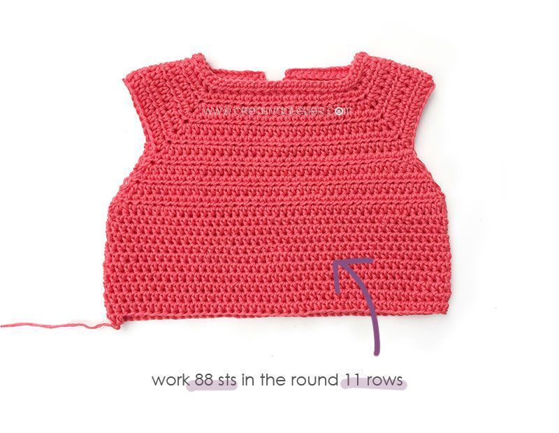 How to make a Watermelon Crochet Romper for baby -Free Pattern and tutorial
