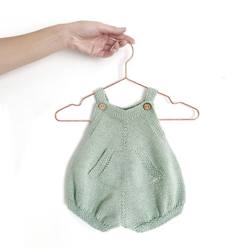How to make the Pickles Knitted Romper for baby -Free Pattern and Tutorial