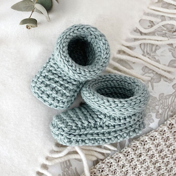5 sizes - TINYTOES Crochet Booties Pattern